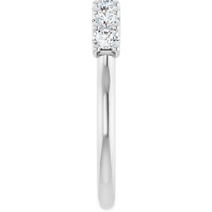14K Yellow Gold 1/10 CTW Natural Diamond Anniversary Band - Elegant Design