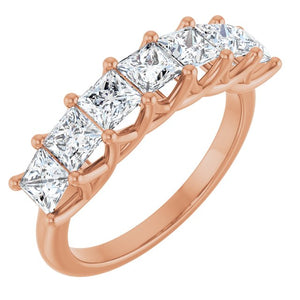 14K Yellow Gold 1/10 CTW Natural Diamond Anniversary Band - Elegant Design