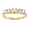 14K Yellow 1/10 CTW Natural Diamond Anniversary Band