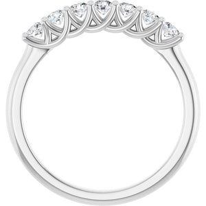 14K Yellow Gold 1/10 CTW Natural Diamond Anniversary Band - Elegant Design