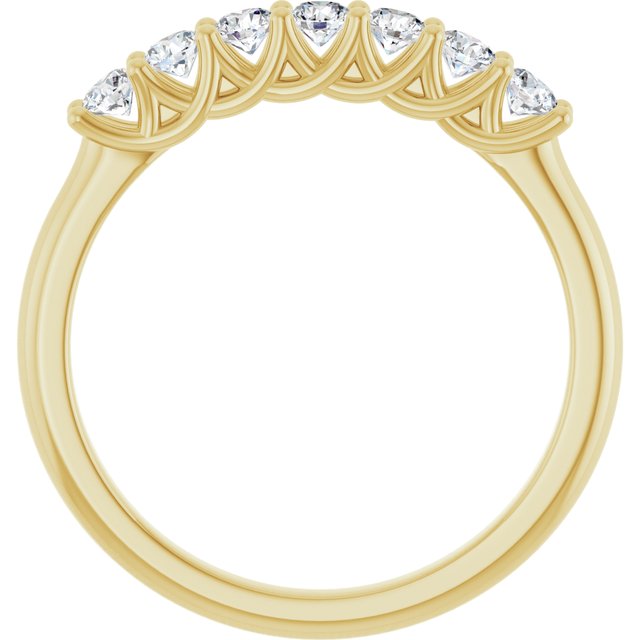 14K Yellow 1/10 CTW Natural Diamond Anniversary Band