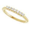 14K Yellow 1/10 CTW Natural Diamond Anniversary Band