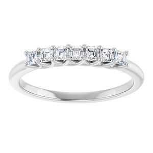 14K Yellow Gold 1/10 CTW Natural Diamond Anniversary Band - Elegant Design
