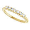 14K Yellow 1/10 CTW Natural Diamond Anniversary Band