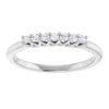 14K Yellow Gold, 1/10 CTW Natural Diamond Anniversary Band - Elegant Design