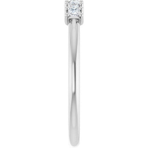 14K Yellow Gold 1/10 CTW Natural Diamond Anniversary Band - Elegant Design