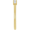 14K Yellow Gold, 1/10 CTW Natural Diamond Anniversary Band - Elegant Design