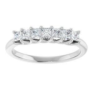 14K Yellow Gold 1/10 CTW Natural Diamond Anniversary Band - Elegant Design