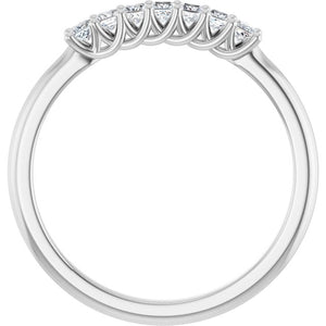 14K Yellow Gold 1/10 CTW Natural Diamond Anniversary Band - Elegant Design
