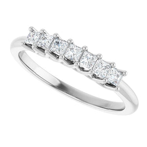 14K Yellow Gold 1/10 CTW Natural Diamond Anniversary Band - Elegant Design