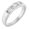 Elegant 14K White Gold .06 CTW Diamond Anniversary Ring