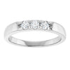 Elegant 14K White Gold .06 CTW Diamond Anniversary Ring