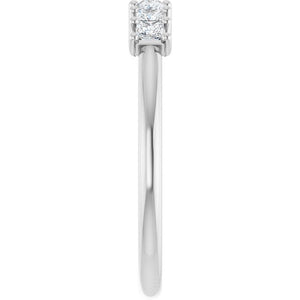 14K Yellow Gold 1/10 CTW Natural Diamond Anniversary Band - Elegant Design