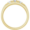 14K White .06 CTW Natural Diamond Anniversary Band