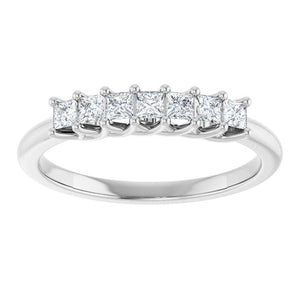 14K Yellow Gold 1/10 CTW Natural Diamond Anniversary Band - Elegant Design