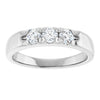 Elegant 14K White Gold .06 CTW Diamond Anniversary Ring