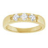 14K White .06 CTW Natural Diamond Anniversary Band