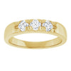 14K White .06 CTW Natural Diamond Anniversary Band