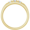 14K White .06 CTW Natural Diamond Anniversary Band