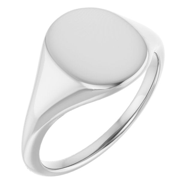 14K Gold Signet Ring