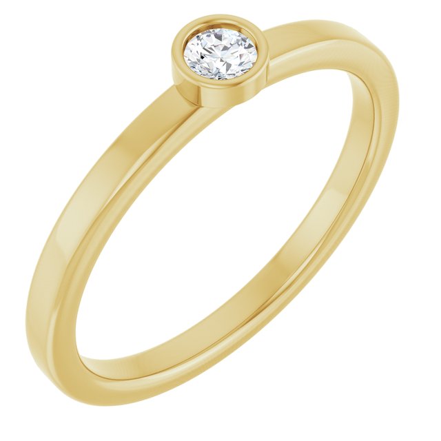 1/10 CTW Natural Diamond Ring Crafted in 14K Gold, Platinum & Sterling Silver