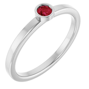 14K Gold Natural Mozambique Garnet Ring