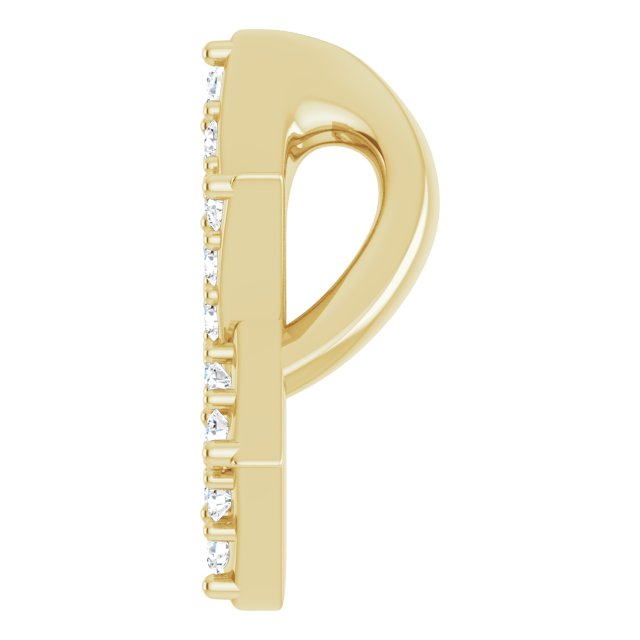 14K Gold Natural Diamond Star Of David Pendant