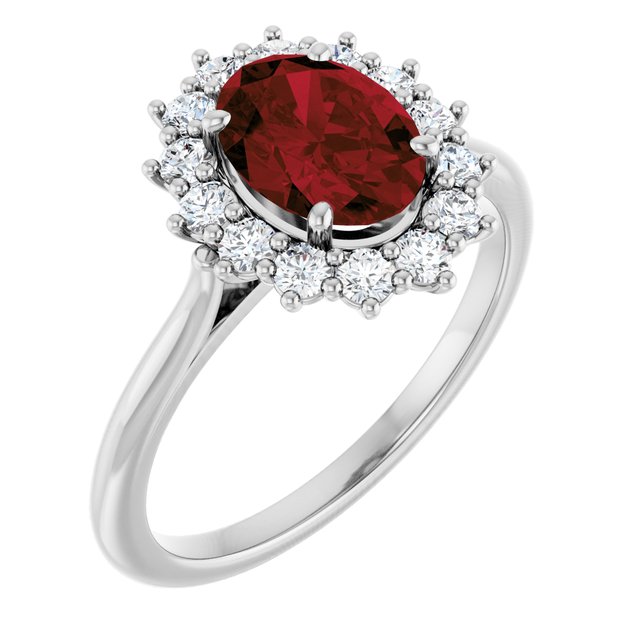 14K Gold Natural Pink Morganite And Natural Diamond Halo-Style Ring - Options Available