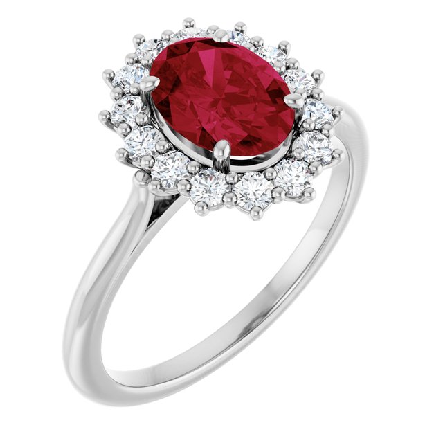 14K Gold Natural Pink Morganite And Natural Diamond Halo-Style Ring - Options Available