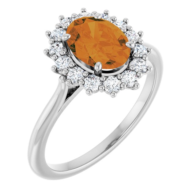 14K Gold Natural Pink Morganite And Natural Diamond Halo-Style Ring - Options Available