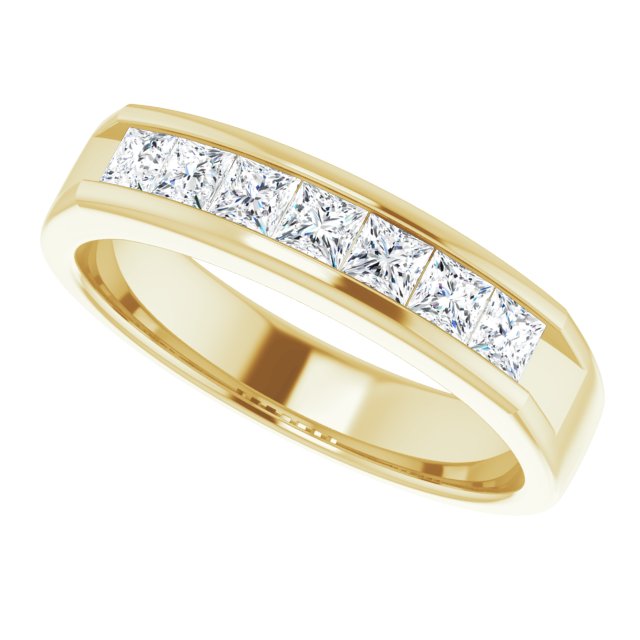 14K White 3/8 CTW Natural Diamond Ring