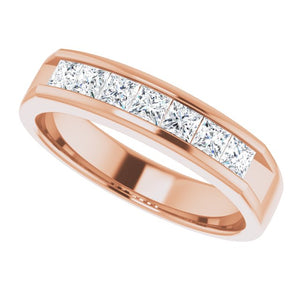 14K White Gold Natural Diamond Ring – Classic Elegance 3/8 CTW