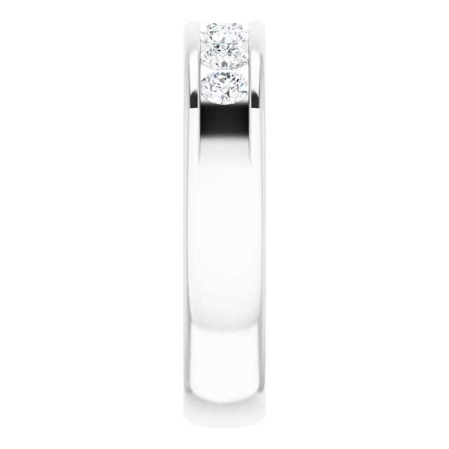 14K White Gold Natural Diamond Ring – Timeless Elegance