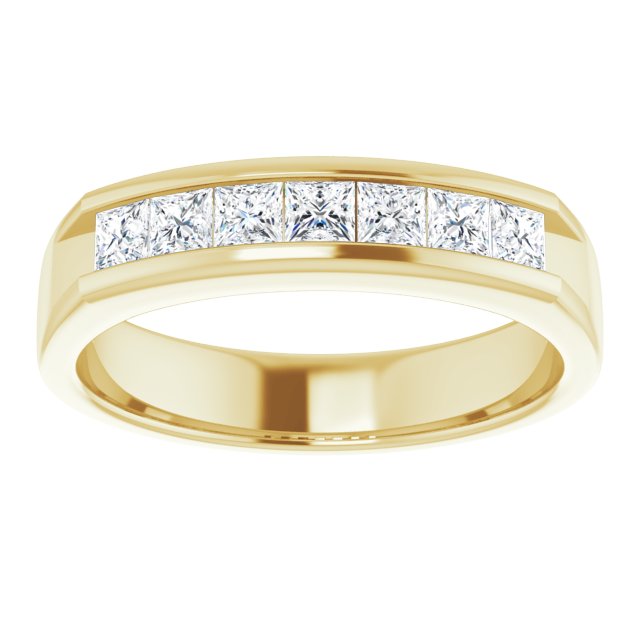 14K White 3/8 CTW Natural Diamond Ring