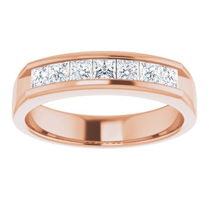 14K White Gold Natural Diamond Ring – Classic Elegance 3/8 CTW