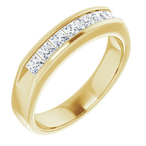 14K White Gold Natural Diamond Ring – Classic Elegance 3/8 CTW