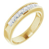 14K White 3/8 CTW Natural Diamond Ring