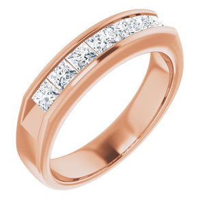 14K White Gold Natural Diamond Ring – Classic Elegance 3/8 CTW