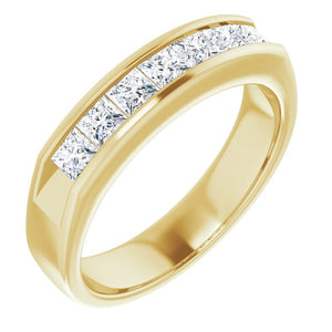 14K White Gold Natural Diamond Ring – Classic Elegance 3/8 CTW