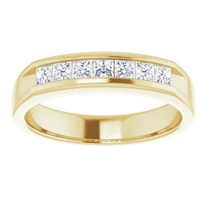 14K White Gold Natural Diamond Ring – Classic Elegance 3/8 CTW