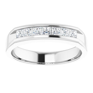 14K White Gold Natural Diamond Ring – Classic Elegance 3/8 CTW