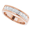 14K White 3/8 CTW Natural Diamond Ring