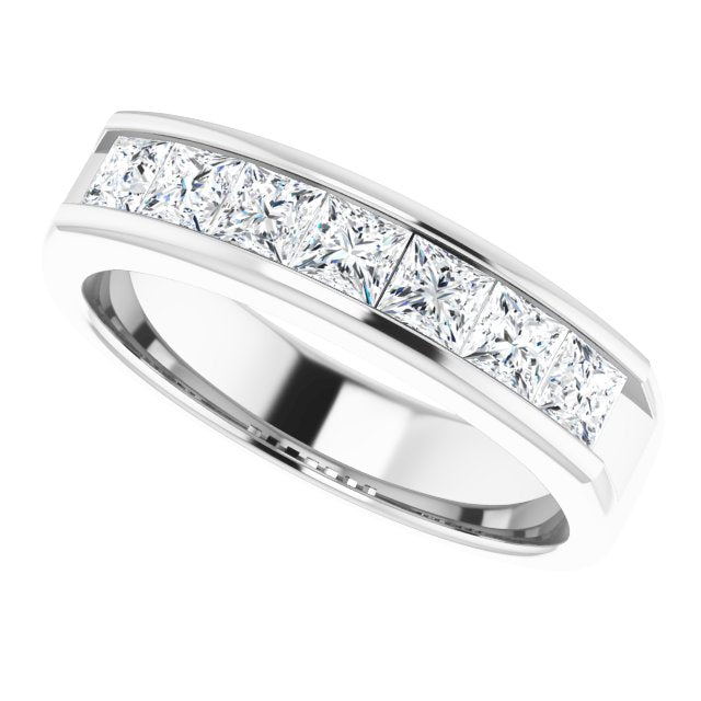 14K White Gold Natural Diamond Ring – Timeless Elegance