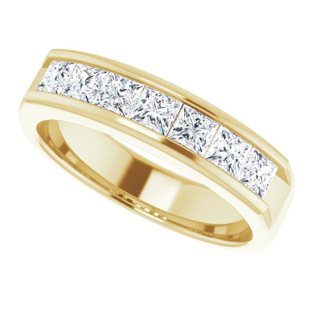 14K White 3/8 CTW Natural Diamond Ring