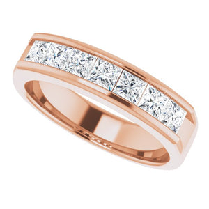 14K White Gold Natural Diamond Ring – Classic Elegance 3/8 CTW
