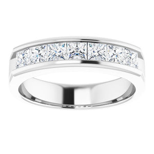 14K White Gold Natural Diamond Ring – Classic Elegance 3/8 CTW