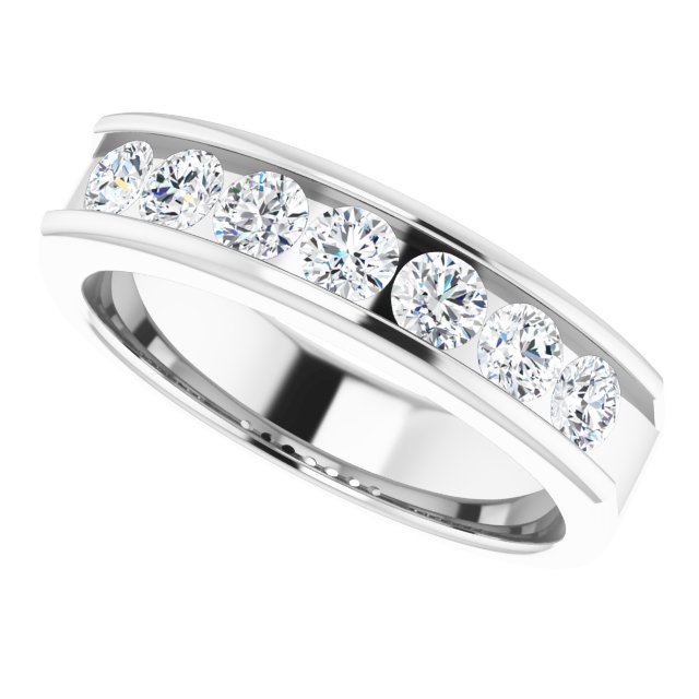 14K White Gold Natural Diamond Ring – Timeless Elegance