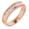 14K White 3/8 CTW Natural Diamond Ring