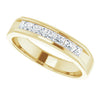 14K White 3/8 CTW Natural Diamond Ring