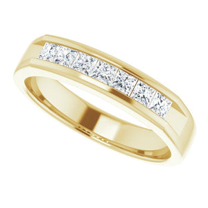 14K White Gold Natural Diamond Ring – Classic Elegance 3/8 CTW